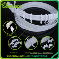 ZC-001 wholesale curtain accessories PVC bending curved curtain tracks